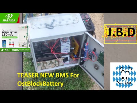 ☢️OstBlockBattery🌞 Vorschau🌞JBD 4s200A LifePO4 BMS Upgrade - 🌞Einhell X-change Akku MOBILE Charger 🔥