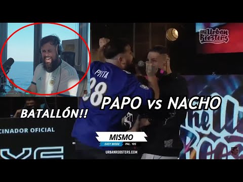 PAPO REACCIONA A PAPO vs NACHO FMS ARGENTINA 2021