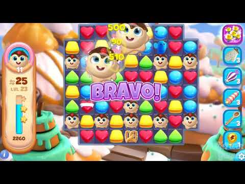 Cookie Jam Blast Level 23 - No Boosters ★★★