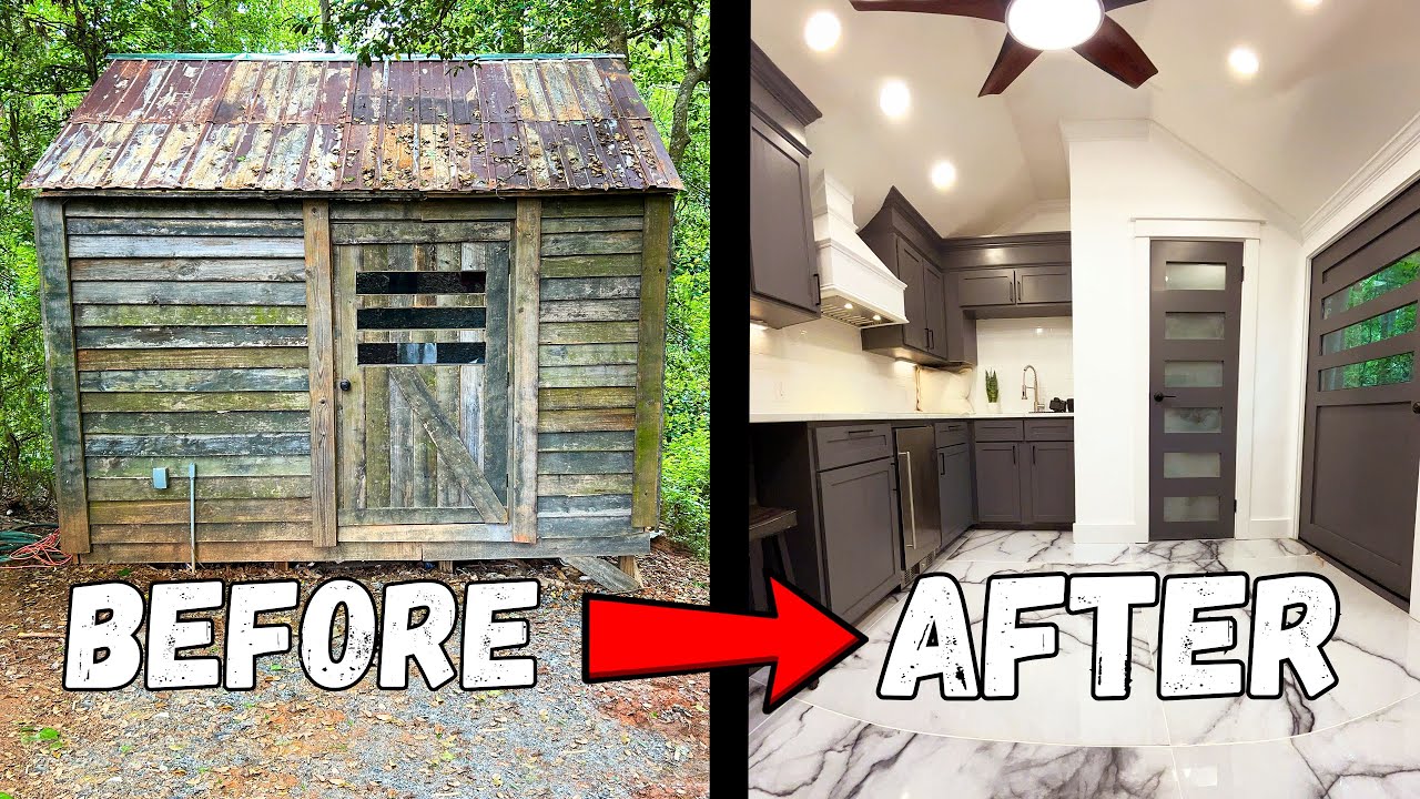 I turned an ABANDONED shed into a SMART home