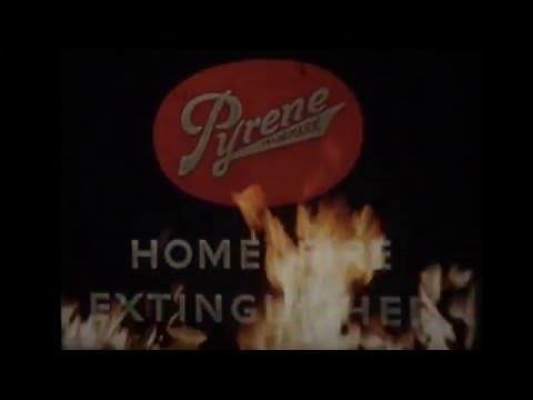 1960s pyrene home extinguisher sales film