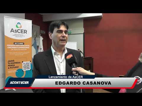 Marcos Juárez: Lanzamiento de AsCER. La palabra de Edgardo Casanova