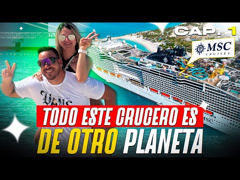Asi es el Crucero Más Moderno del Planeta MSC World America | Día 1