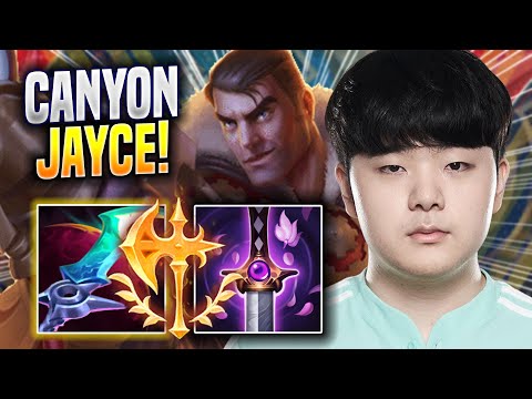 CANYON IS SO GOOD WITH JAYCE! - DK Canyon Plays Jayce TOP vs Irelia! | Season 2023