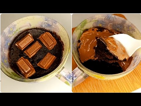 Cup Cake Recipe | Chocolate Mug Cake In Microwave | By Cooking With Sidra