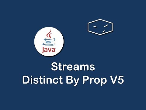 streams distinct by prop v5 in java