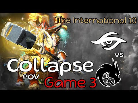 The International 10 | Secret vs Team Spirit | Game 3 | Collapse Magnus POV | LOWER BRACKET