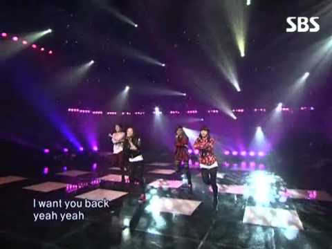 Secret - I want you back (시크릿 - I want you back) @ SBS Inkigayo 인기가요 091213