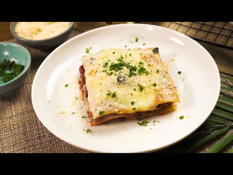 Creamy and Gooey BEEF AND MUSHROOM LASAGNA | Recipes.net - YouTube