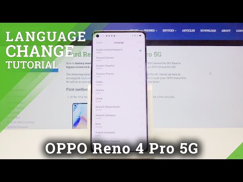 How to Change System Language in OPPO Reno4 Pro 5G – Set Up Language
