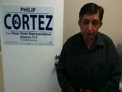 Jose Sanchez supports Philip Cortez