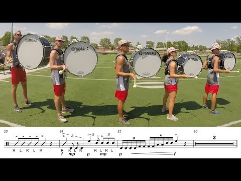 2017 Blue Stars Basses - LEARN THE MUSIC to "Star Crossed"