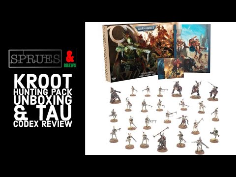 Kroot Hunting Pack Tau Empire Army Set Unboxing and 2024 Codex Review - Warhammer 40k