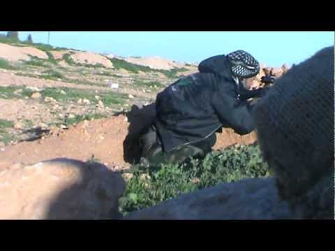 رصد مطار كويرس العسكري في ريف حلب من قبل كتيبة أسود الصاخور