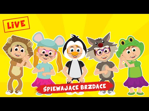 🔴 ŚPIEWAJĄCE BRZDĄCE - NAJLEPSZE PIOSENKI DLA DZIECI 💕💕💕NA ŻYWO 😍