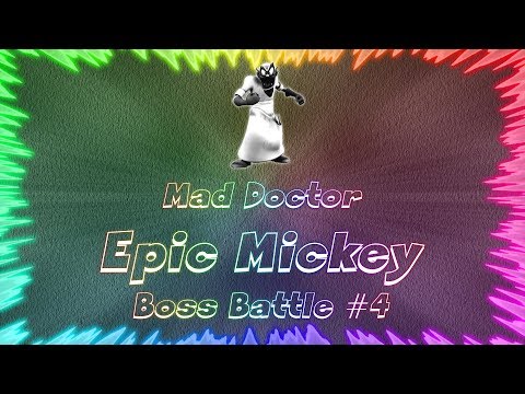 Epic Mickey Walkthrough Perfect Boss Battle 1 Clock Tower By