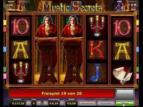 Mystic Secrets Slot - Freispiele - 250-facher Gewinn