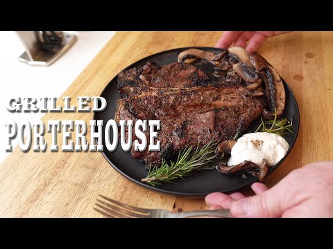 Best Porterhouse steak recipe reverse seared on Weber...