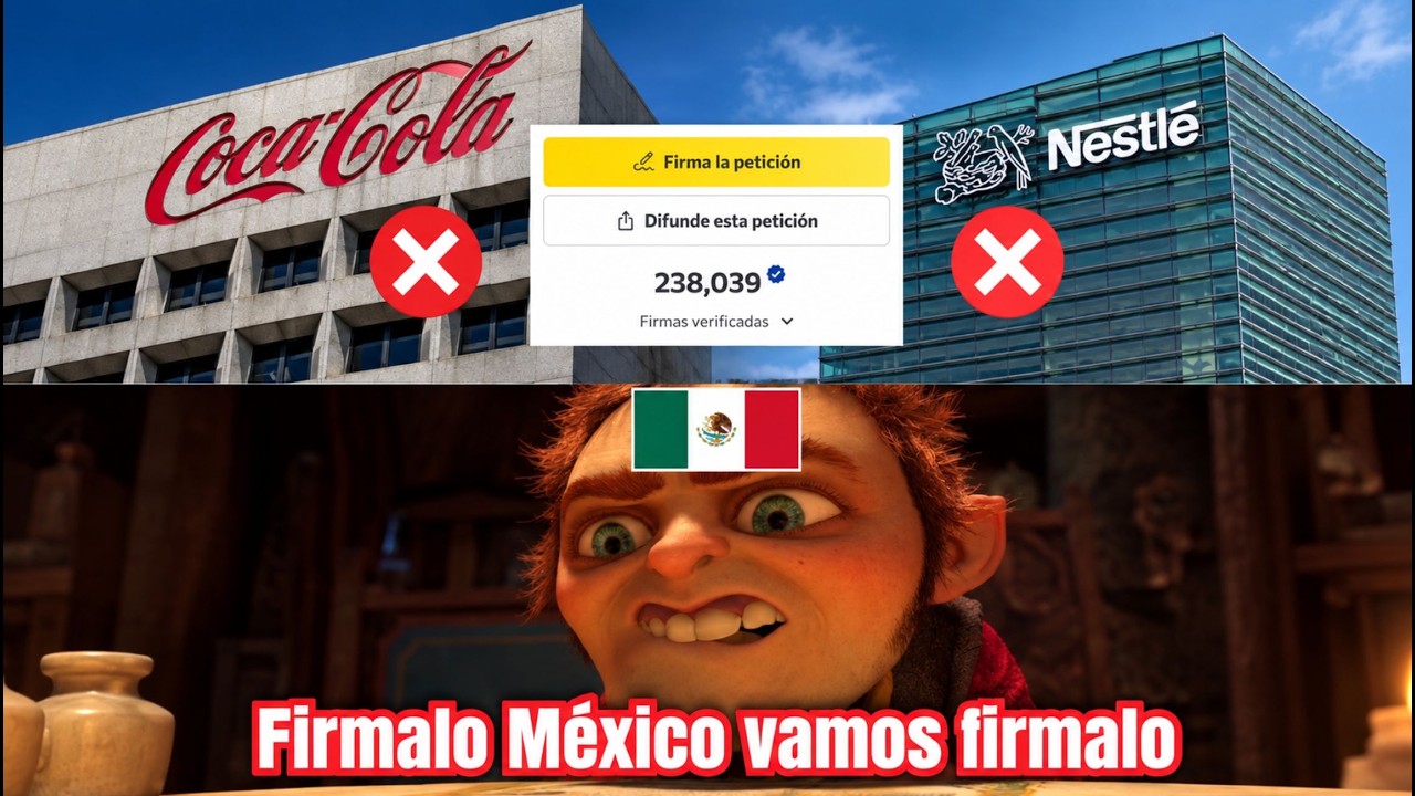 MEXICANOS LE DECLARAN LA GUERRA a COCA-COLA y a NESTLÉ