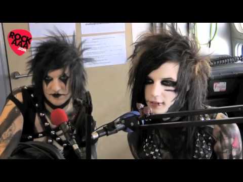 Ted speaks to Jinxx and Andy from Black Veil Brides live on Download FM at Download Festival 2011