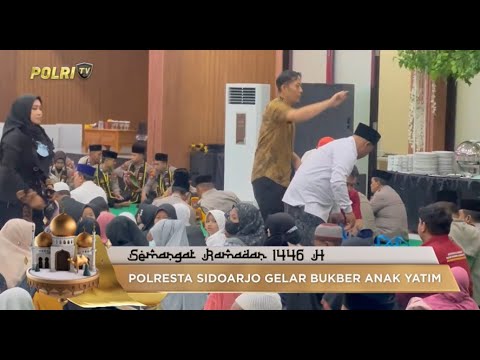 POLRESTA SIDOARJO GELAR BUKBER BERSAMA ANAK YATIM