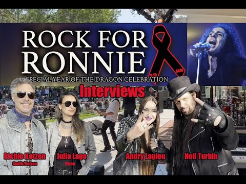 Richie Kotzen, Julia Lage (Vixen) & Andry Lagiou Interviews at Rock for Ronnie 2024- By Neil Turbin