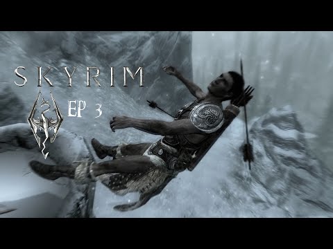 [3]  Into the Mountains - Skyrim Frostfall 3.0 Let's Play