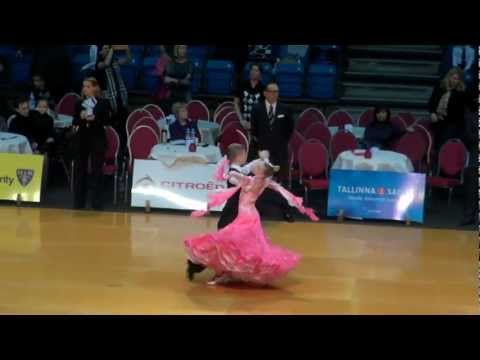 Siim Saarik - Simoona Peensalu 2011 WDSF Tallinn Cup - The Vienna Waltz