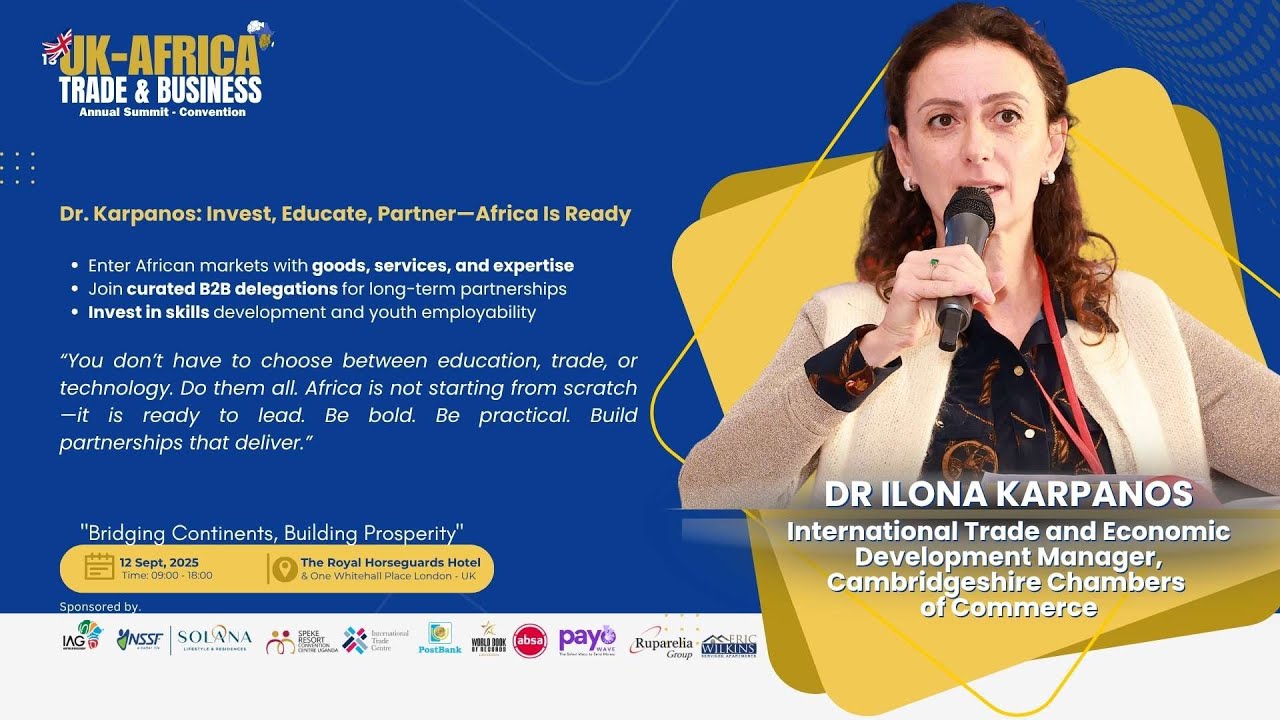 We Can’t Wait for Global Capital to Discover Africa” — Dr. Ilona Karpanos | #UKAfricaSummit2025