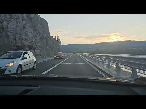 Krčki Most Brücke von Insel Krk Kroatien Croatia Island Bridge from Island Krk