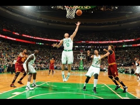 Avery Bradley Soars In For the BIG Putback Dunk!