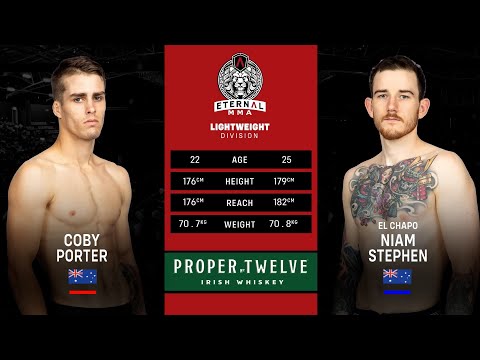 Eternal MMA 75: Coby Porter vs Niam Stephen | FULL FIGHT