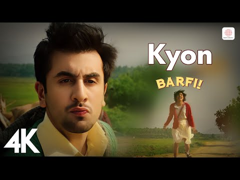 🎶 Kyon | 4K Video | Barfi | Pritam | Papon | Sunidhi Chauhan | Ranbir Kapoor | Priyanka Chopra 🎭