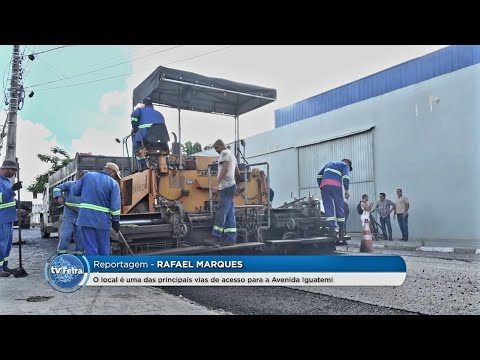 Bairro Conceição ganha pavimentação asfáltica nas ruas Gameleira e Colina de Goiás