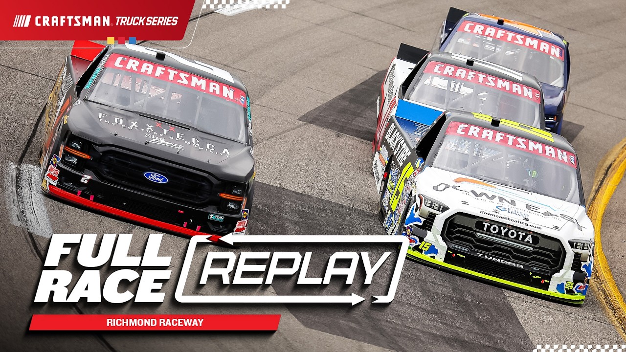 NASCAR Craftsman Truck Series Full Race Replay at Richmond Raceway