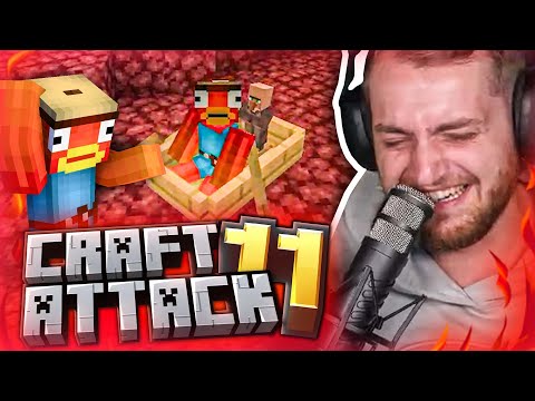 😍🔥60 YTBER! | Craft ATTACK 11 hat GESTARTET! - MEGA Minecraft Lan Party + RAD der BESTRAFUNG
