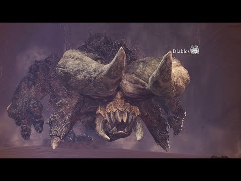 Monster Hunter World: Diablos Boss Fight #16 (Solo / Hammer)