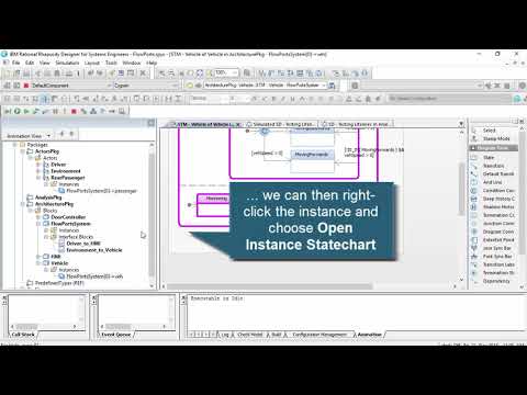 Rational Rhapsody Tip #49 - 3 ways to open an animated state machine (Simple)