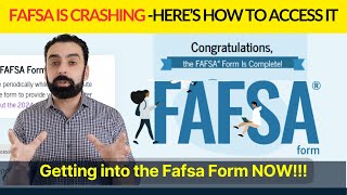 How to access the Fafsa Form Now - Studentaid.gov