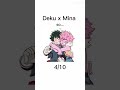 Rating Deku Ships My Opinion Mha Deku