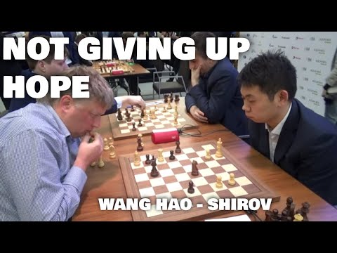 Wang Hao - Shirov | Keeping pressure in the endgame | World Rapid Championships