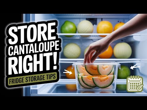 How to Store Cantaloupe in the Fridge – Full Guide!