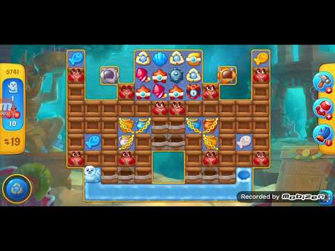 fishdom gameplay/ level 5741 / It is like the ads? / thank you