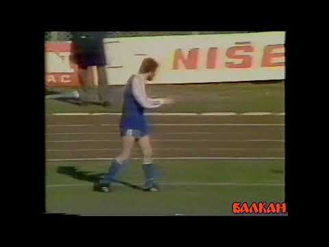 Radnicki Nis - Dundee United  3-0  kup UEFA 1/4 fin  17-03-1982