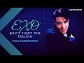 EXO Don T Fight The Feeling Full Screen Time Distribution Color Coded