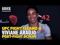 Viviane Araujo Knew Roxanne Modafferi's Striking 'Wasn't That Good,' Hopes to 'Earn' Top-5 Spot