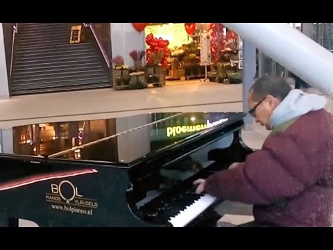Street Piano, Utrecht Centraal railway station, the Netherlands