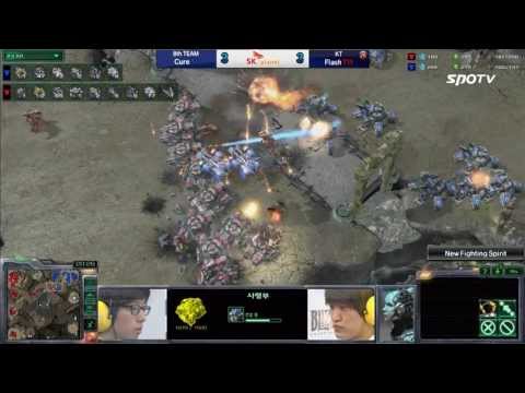 [0520] Cure(8th) vs Flash(KT) 7SET  NEW Fighting Spirit - Stracraft 2,esportstv,SPL