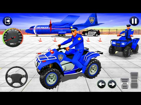 US Police ATV Quad Bike Transport Truck - Police ATV Car Transport - Android Gameplay