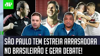 ‘O São Paulo goleou e, para mim, tem mais chance de…’; estreia arrasadora no Brasileirão gera debate